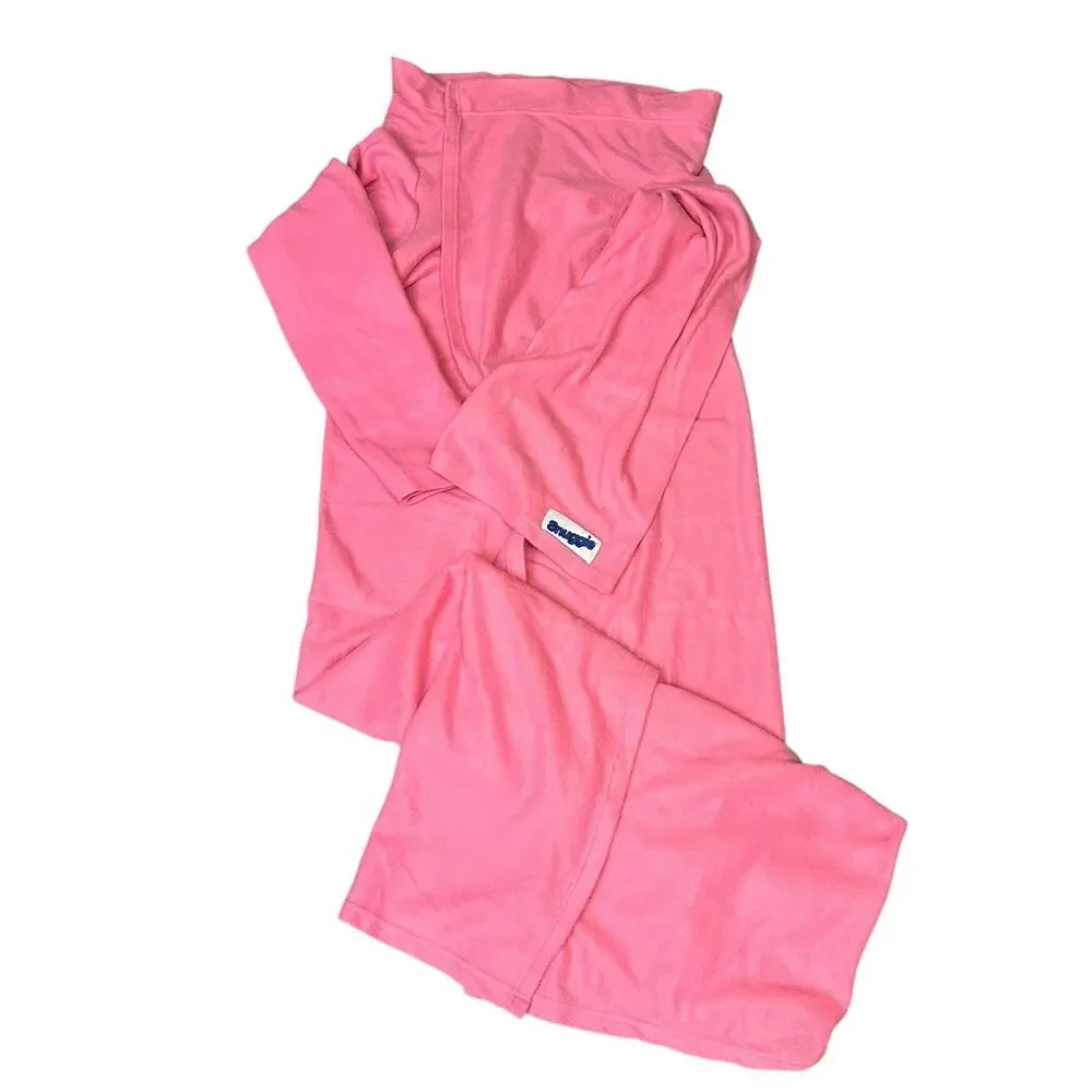 Vintage Snuggie Sleeves Pink Breast Cancer Society No Reading Light Open Box